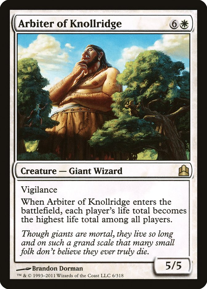 Arbiter of Knollridge [Commander 2011] | Good Games Adelaide SA