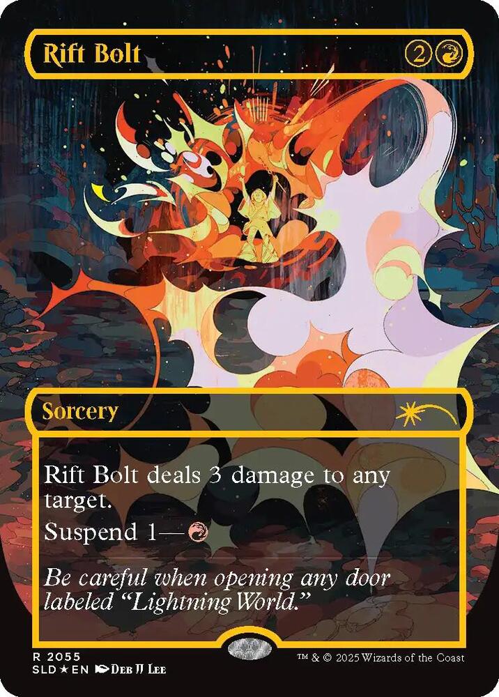 Rift Bolt 2055 Raised Foil 2055 (Secret Lair Drop Series)  - Foil | Good Games Adelaide SA