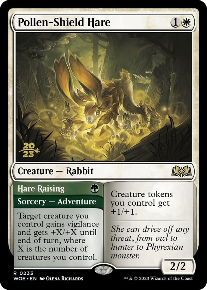 Pollen Shield Hare 233 (Prerelease Cards)  - Foil | Good Games Adelaide SA