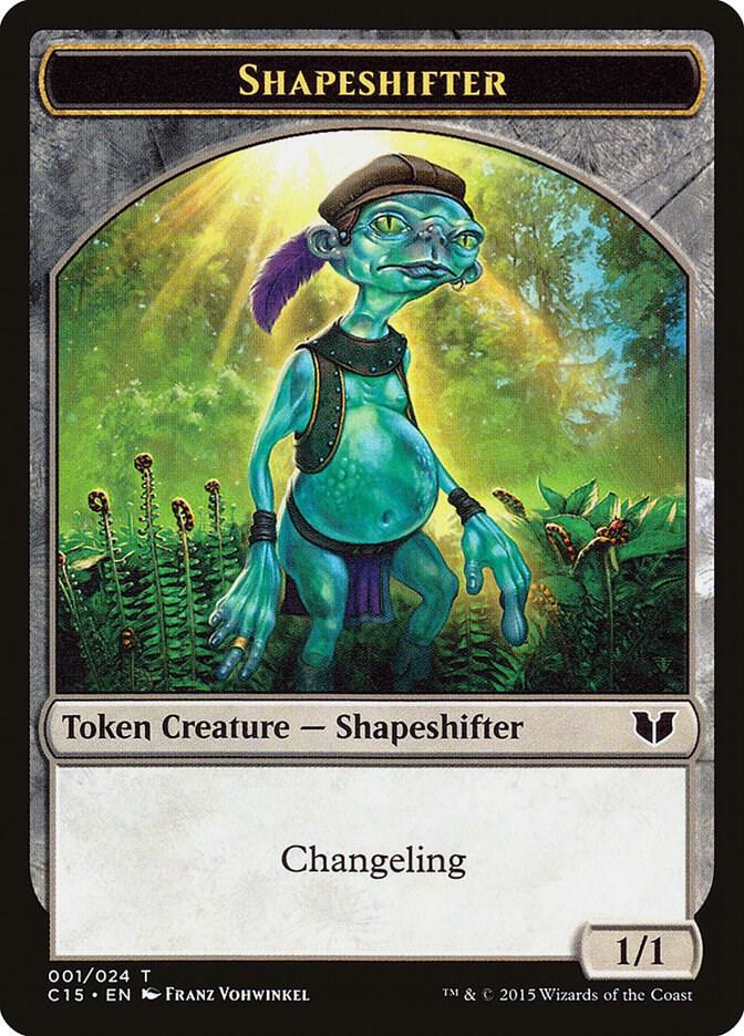 Shapeshifter Shapeshifter Double Sided Token 1 // 1 (Commander 2015)  | Good Games Adelaide SA