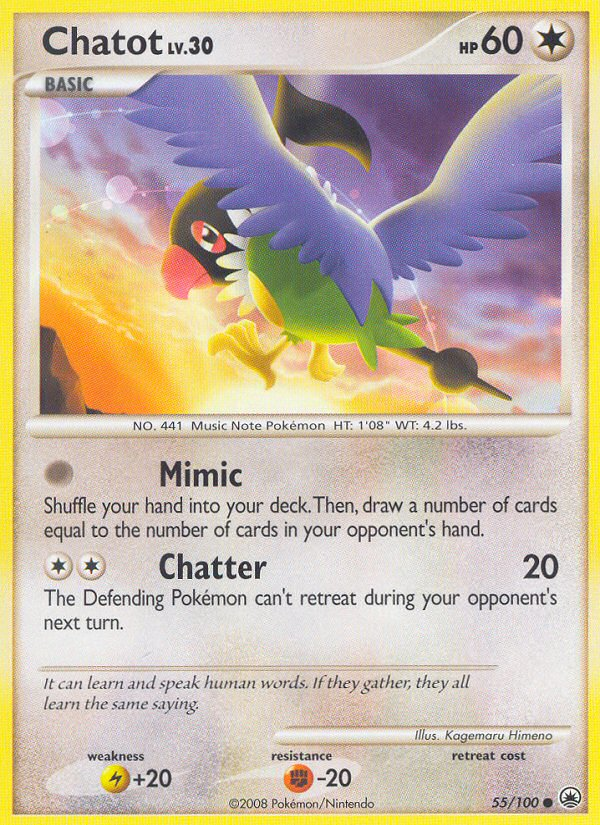 Chatot (55/100) [Diamond & Pearl: Majestic Dawn] | Good Games Adelaide SA