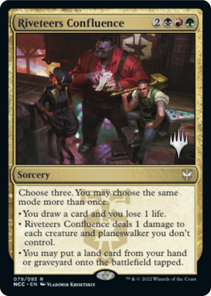 Riveteers Confluence 79 (Promo Pack: Streets of New Capenna)  - Foil | Good Games Adelaide SA