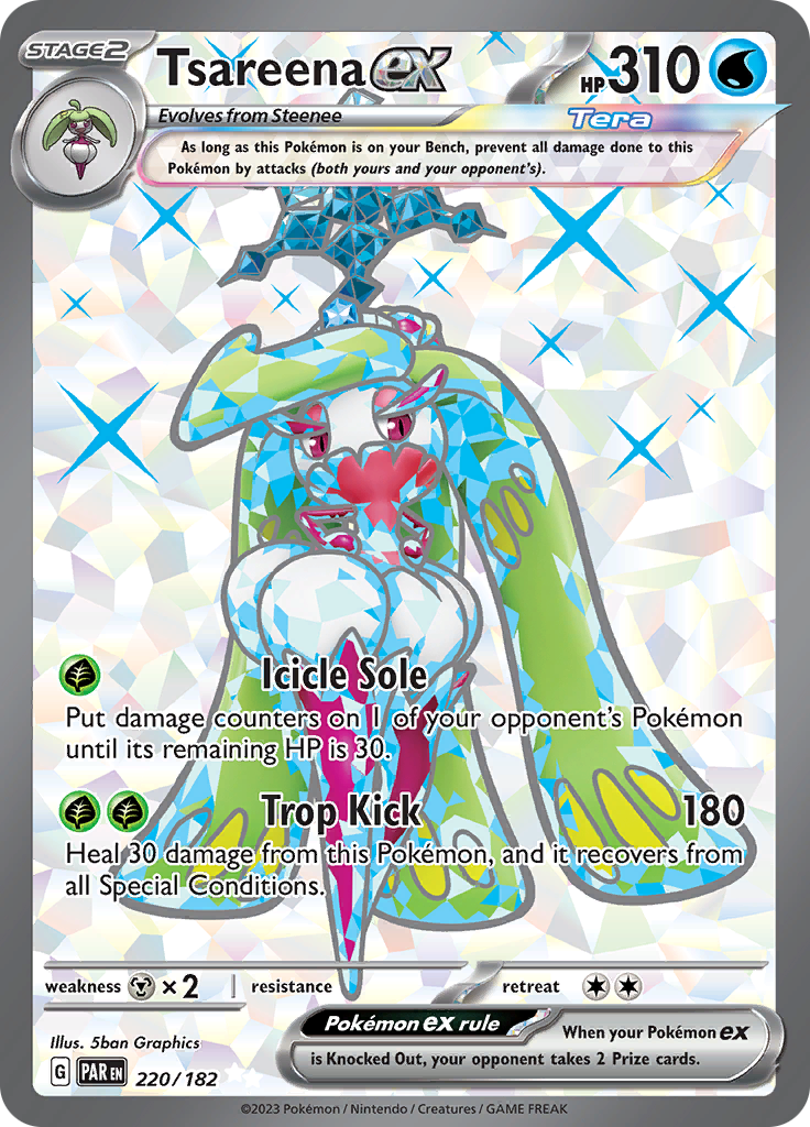 Tsareena ex (220/182) [Scarlet & Violet: Paradox Rift] | Good Games Adelaide SA