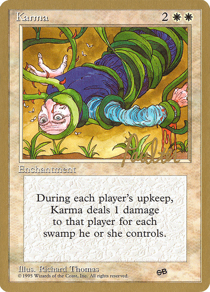 Karma (Preston Poulter) (SB) [Pro Tour Collector Set] | Good Games Adelaide SA