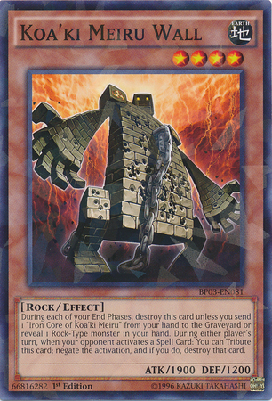 Koa'ki Meiru Wall [BP03-EN081] Shatterfoil Rare | Good Games Adelaide SA