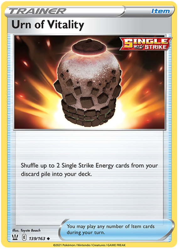 Urn of Vitality (139/163) [Sword & Shield: Battle Styles] | Good Games Adelaide SA