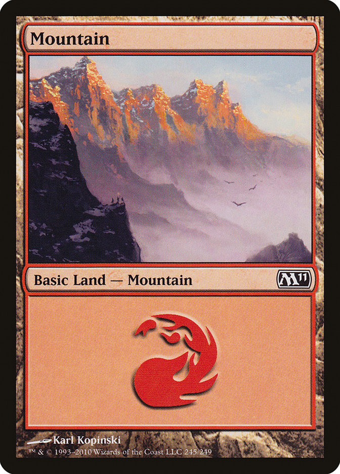 Mountain (245) [Magic 2011] | Good Games Adelaide SA