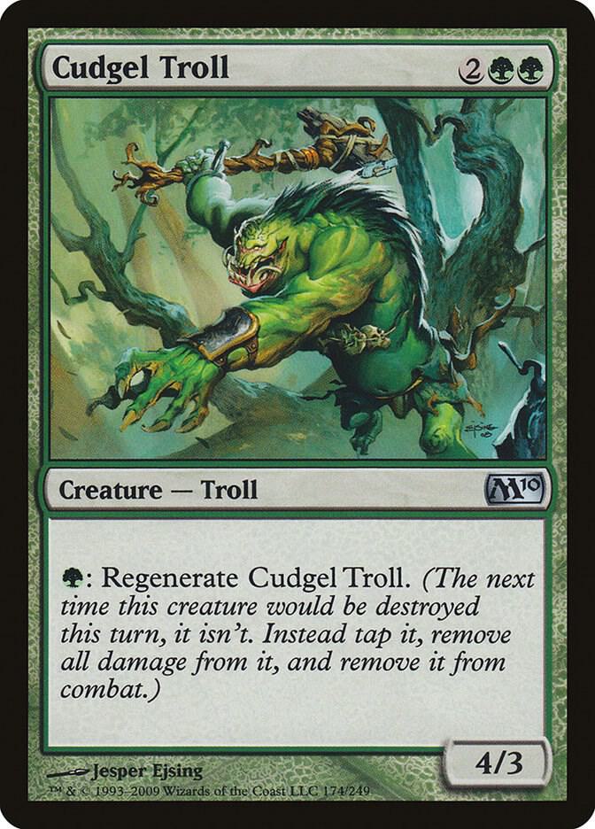 Cudgel Troll 174/249 (Magic 2010 (M10))  - Foil | Good Games Adelaide SA