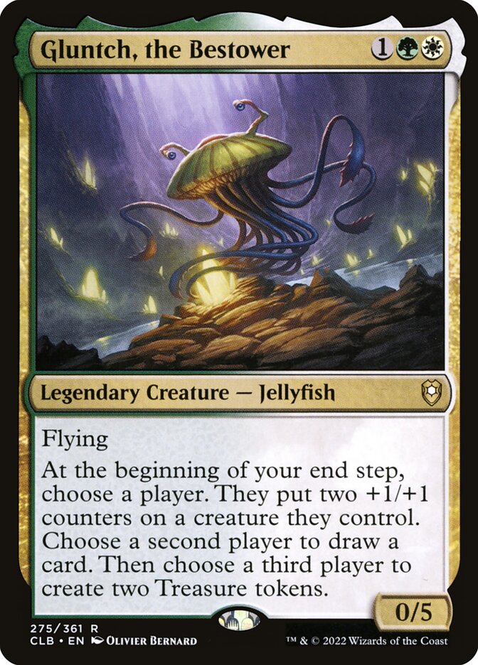 Gluntch, the Bestower 275 (Commander Legends: Battle for Baldur's Gate)  - Foil | Good Games Adelaide SA