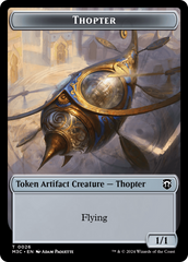 Thopter // Copy Double-Sided Token [Modern Horizons 3 Commander Tokens] | Good Games Adelaide SA
