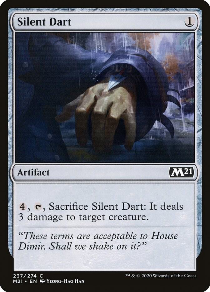 Silent Dart 237 (Core Set 2021)  - Foil | Good Games Adelaide SA