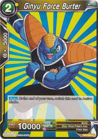 Ginyu Force Burter [BT1-097] | Good Games Adelaide SA