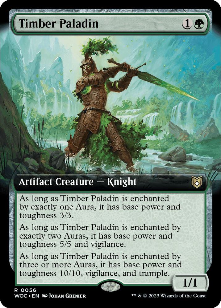 Timber Paladin 56 (Commander: Wilds of Eldraine)  | Good Games Adelaide SA