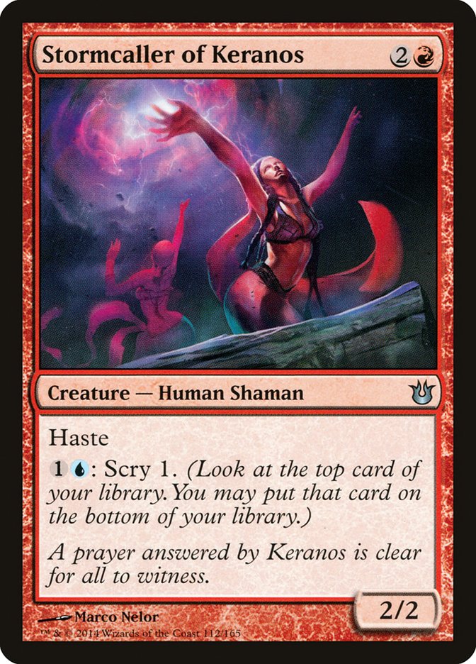 Stormcaller of Keranos 112 (Born of the Gods)  - Foil | Good Games Adelaide SA