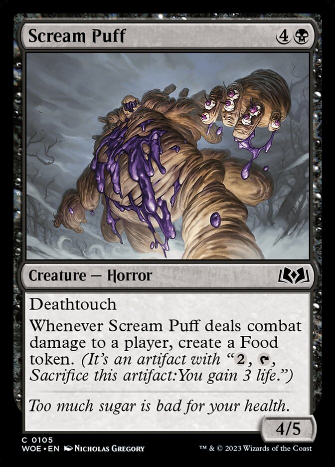 Scream Puff 105 (Wilds of Eldraine)  - Foil | Good Games Adelaide SA