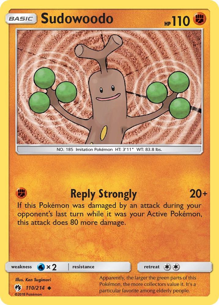 Sudowoodo 110/214 (SM - Lost Thunder)  | Good Games Adelaide SA
