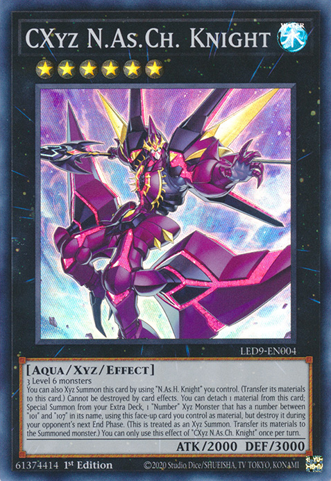 CXyz N.As.Ch. Knight [LED9-EN004] Super Rare | Good Games Adelaide SA