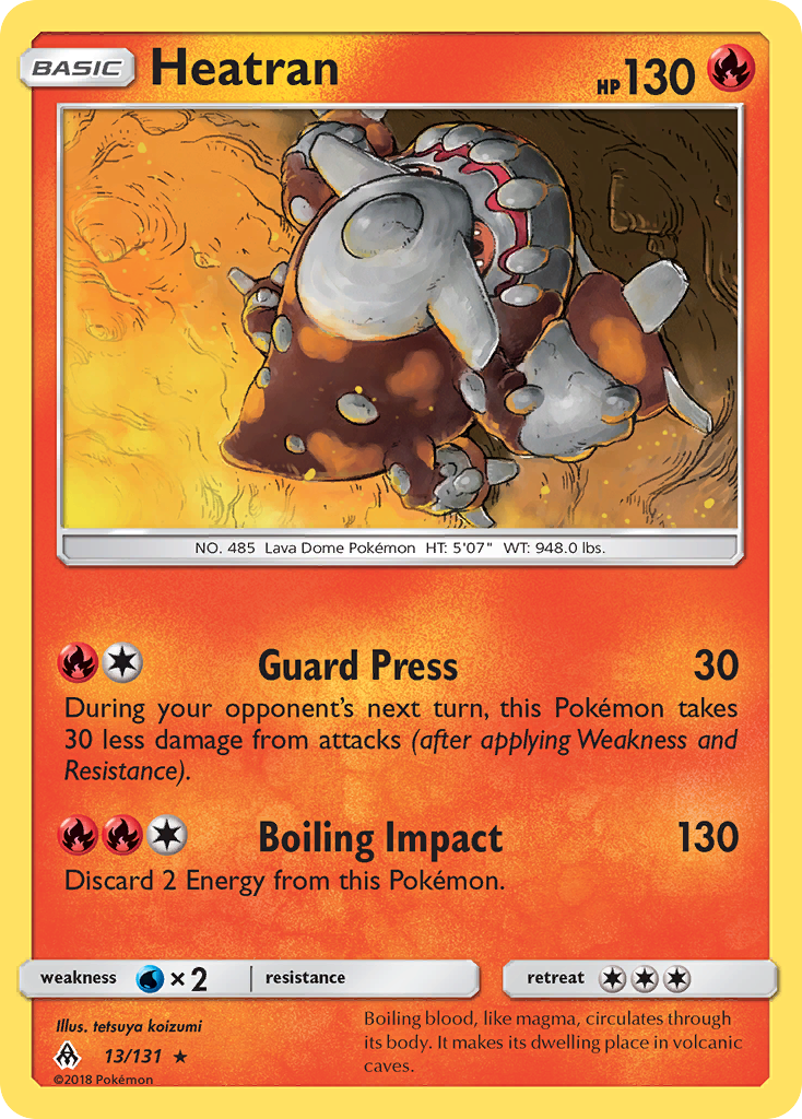 Heatran (13/131) [Sun & Moon: Forbidden Light] | Good Games Adelaide SA