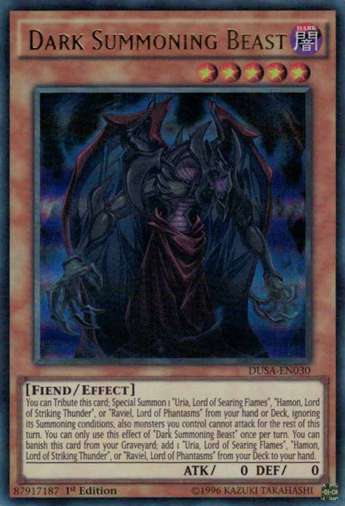 Dark Summoning Beast [DUSA-EN030] Ultra Rare | Good Games Adelaide SA