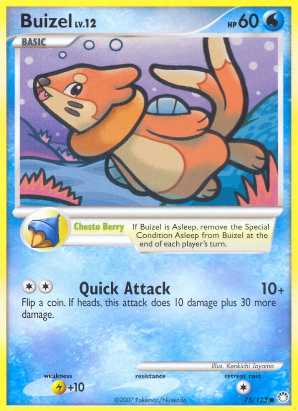 Buizel (75/123) [Diamond & Pearl: Mysterious Treasures] | Good Games Adelaide SA