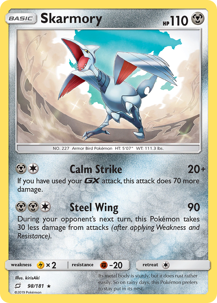 Skarmory (98/181) [Sun & Moon: Team Up] | Good Games Adelaide SA