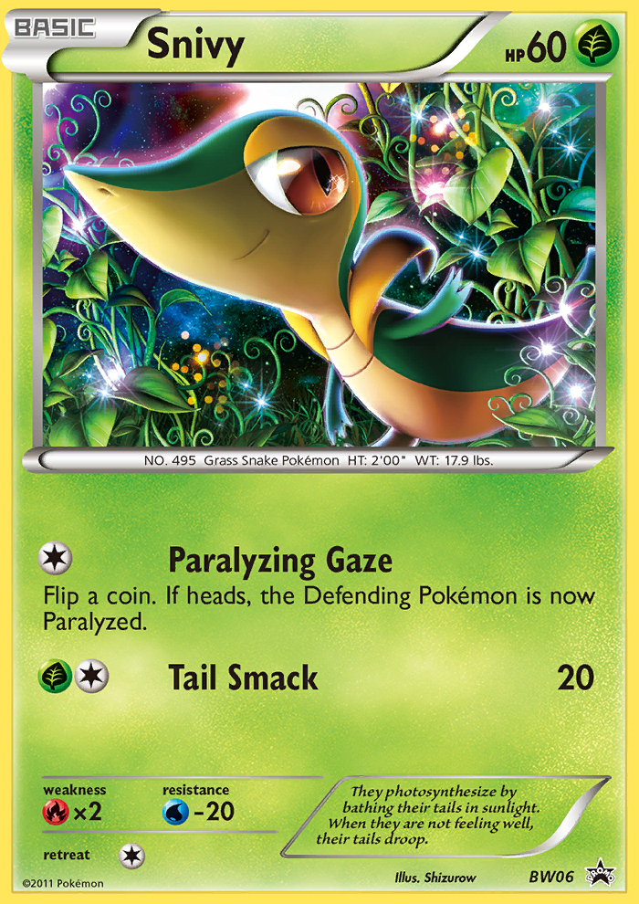 Snivy (BW06) [Black & White: Black Star Promos] | Good Games Adelaide SA