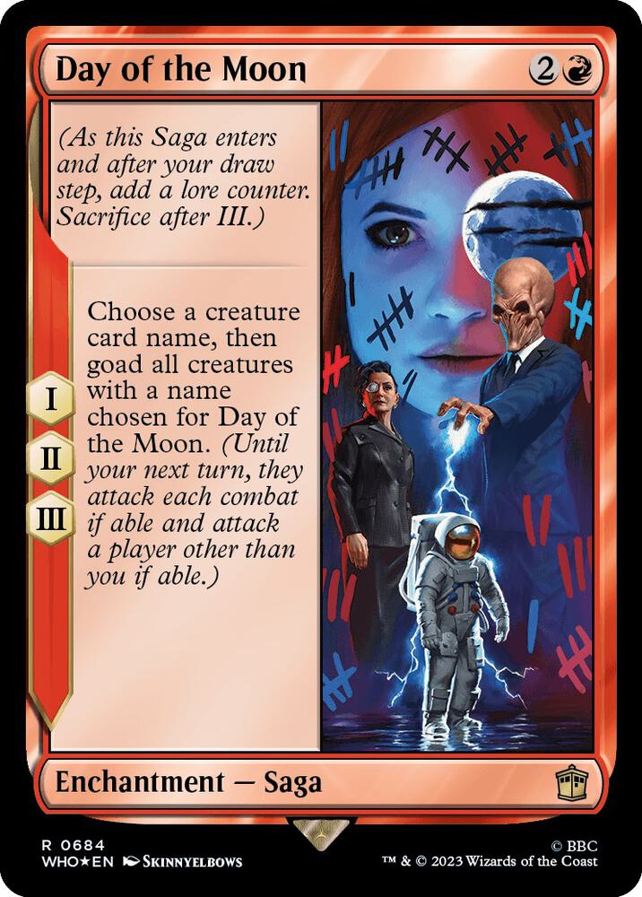 Day of the Moon 684 (Universes Beyond: Doctor Who)  - Foil | Good Games Adelaide SA