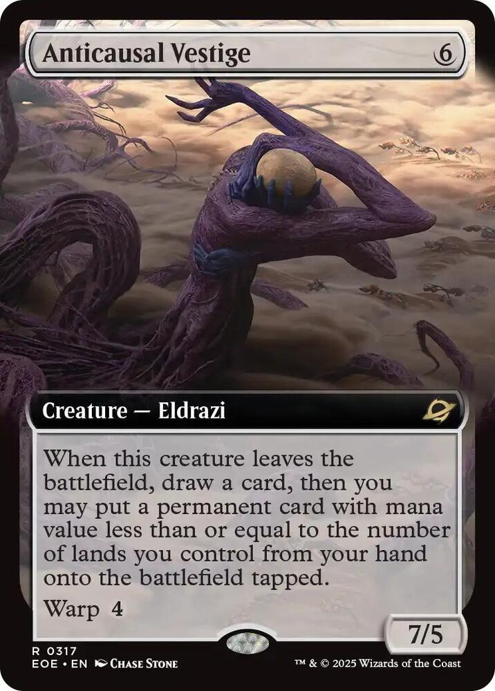 Anticausal Vestige  317/276 (Edge of Eternities)  - Extended Art  | Good Games Adelaide SA