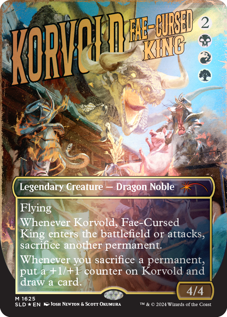 Korvold, Fae-Cursed King (Rainbow Foil) [Secret Lair Drop Series] | Good Games Adelaide SA
