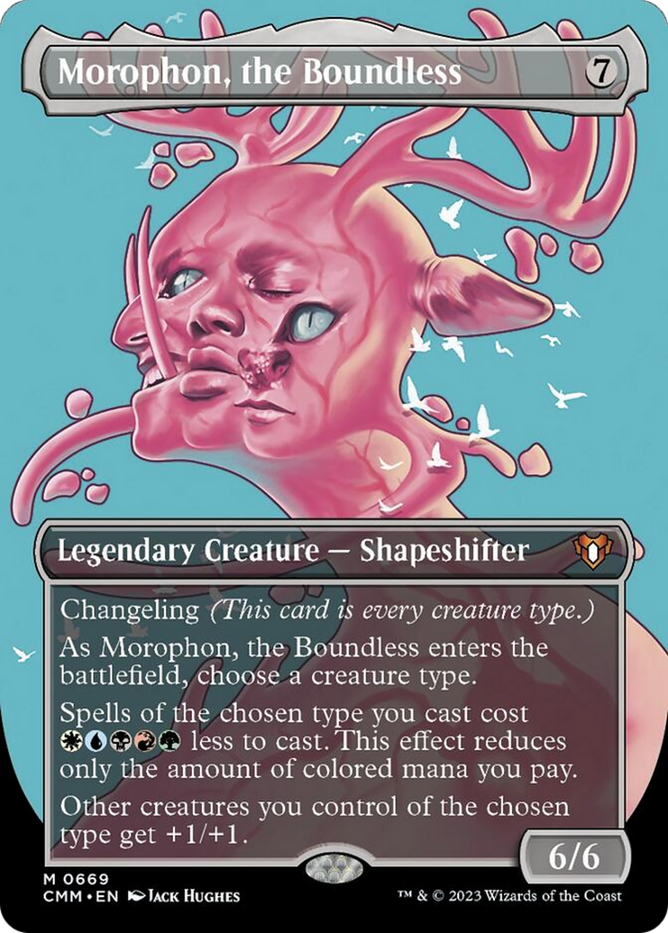 Morophon, the Boundless (Borderless Profile) [Commander Masters] | Good Games Adelaide SA