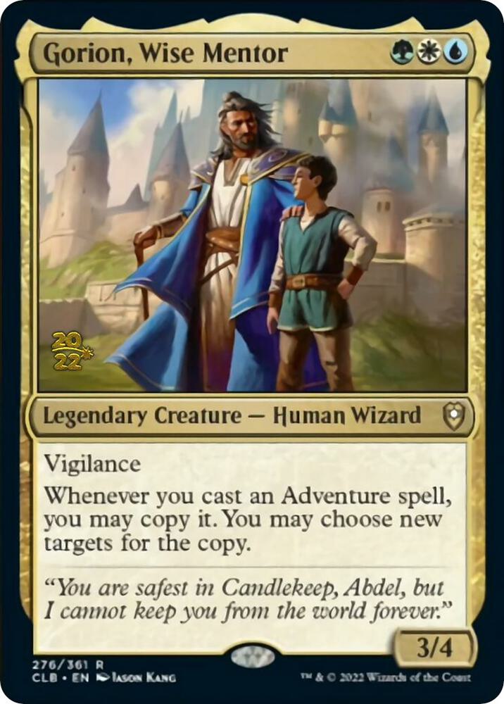 Gorion Wise Mentor 276 (Prerelease Cards)  - Foil | Good Games Adelaide SA