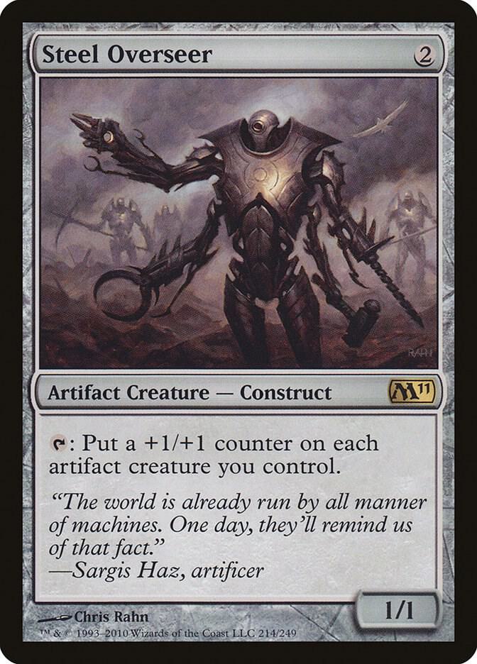 Steel Overseer 214 (Magic 2011 (M11))  - Foil | Good Games Adelaide SA