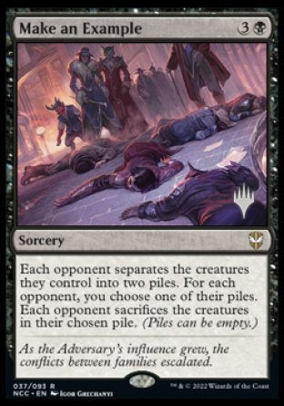 Make an Example (Promo Pack) [Streets of New Capenna Commander Promos] | Good Games Adelaide SA