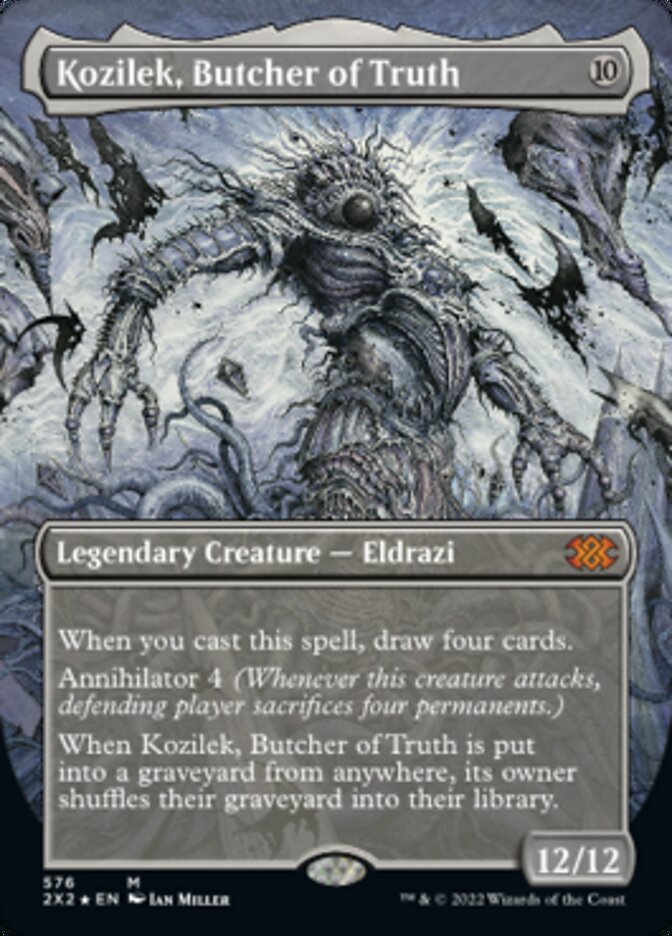 Kozilek, Butcher of Truth (Textured Foil) [Double Masters 2022] | Good Games Adelaide SA