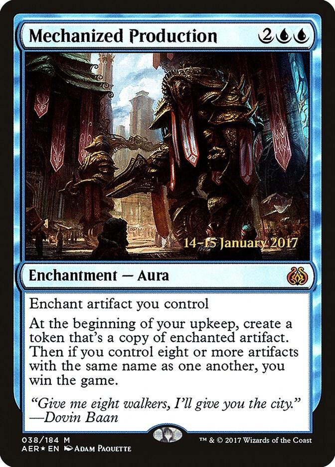 Mechanized Production 38 (Prerelease Cards)  - Foil | Good Games Adelaide SA