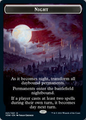 Day // Night Double-sided Token [Innistrad: Crimson Vow Tokens] | Good Games Adelaide SA