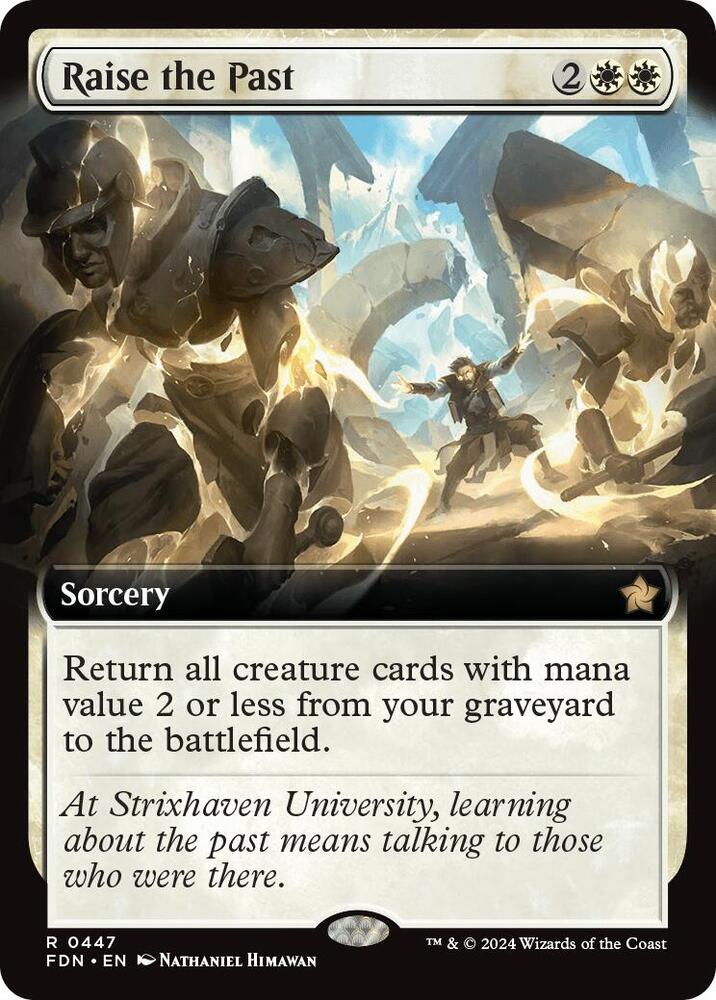 Raise the Past 447 (Foundations)  - Foil | Good Games Adelaide SA