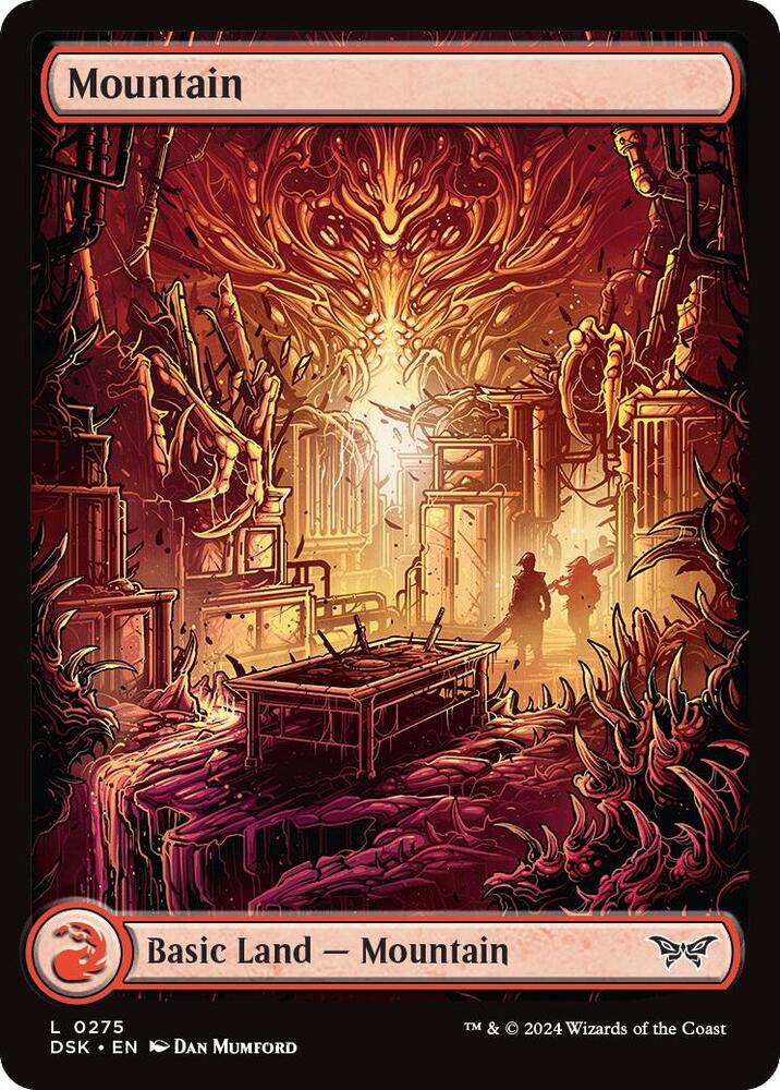 Mountain 0275 Full Art 275 (Duskmourn: House of Horror)  - Foil | Good Games Adelaide SA