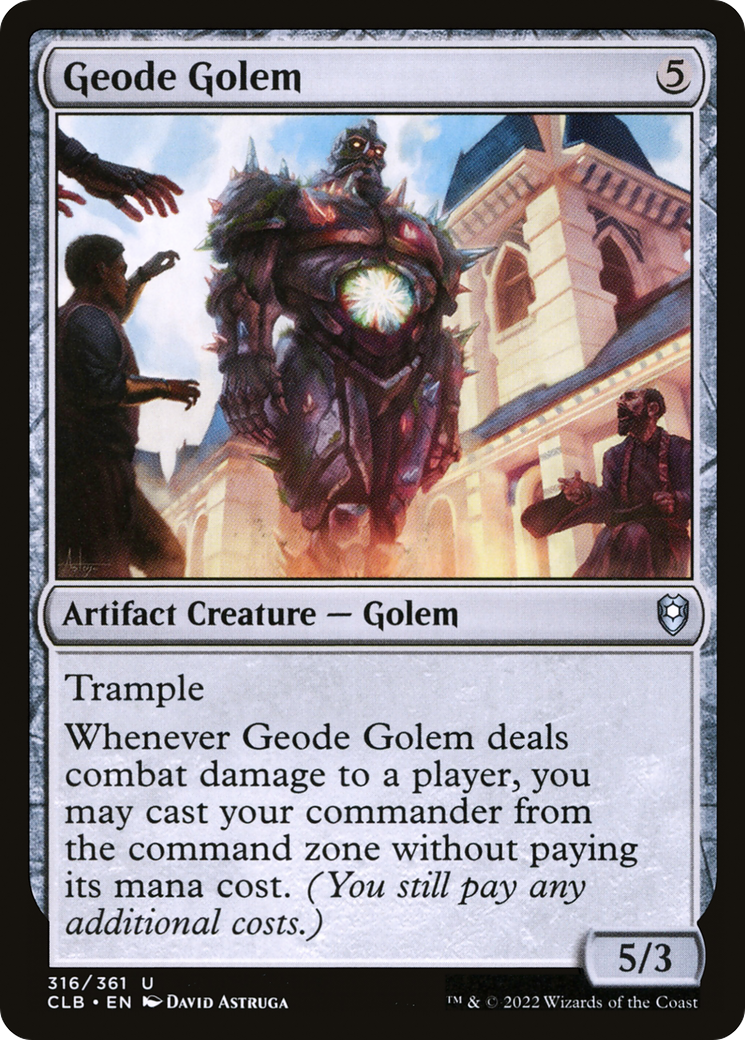Geode Golem [Commander Legends: Battle for Baldur's Gate] | Good Games Adelaide SA