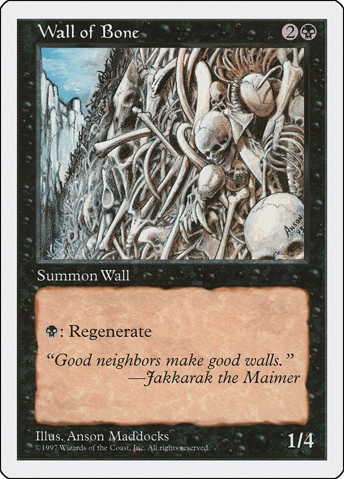 Wall of Bone 203/455 (Fifth Edition)  | Good Games Adelaide SA