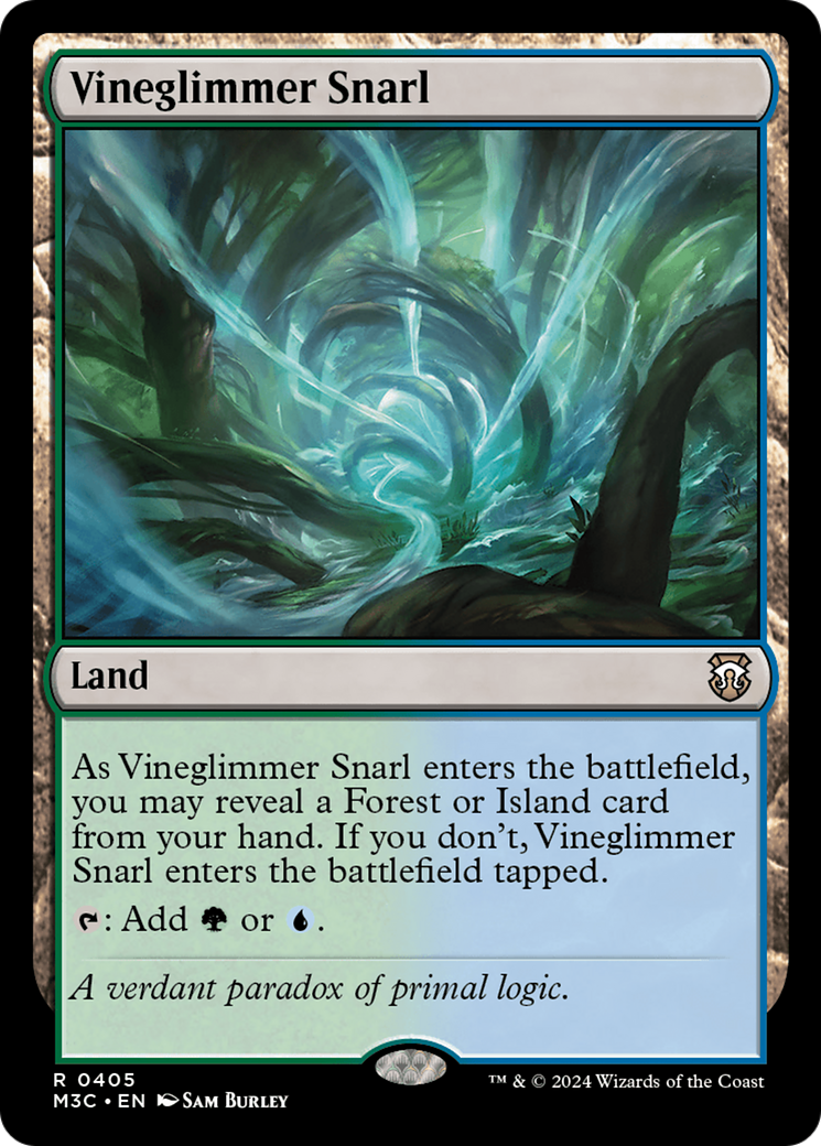 Vineglimmer Snarl (Ripple Foil) [Modern Horizons 3 Commander] | Good Games Adelaide SA