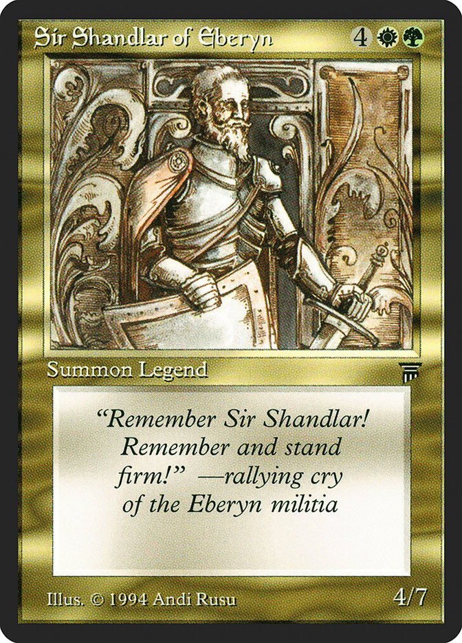 Sir Shandlar of Eberyn [Legends] | Good Games Adelaide SA