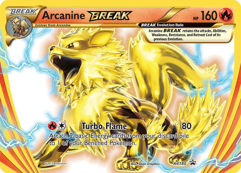Arcanine BREAK XY180 (XY Promos)  - Holofoil | Good Games Adelaide SA