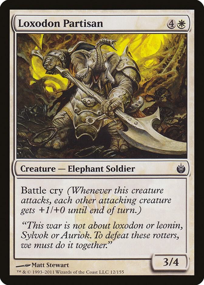 Loxodon Partisan 12 (Mirrodin Besieged)  | Good Games Adelaide SA