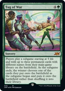 Tug of War Galaxy Foil 445 (Unfinity)  - Foil | Good Games Adelaide SA
