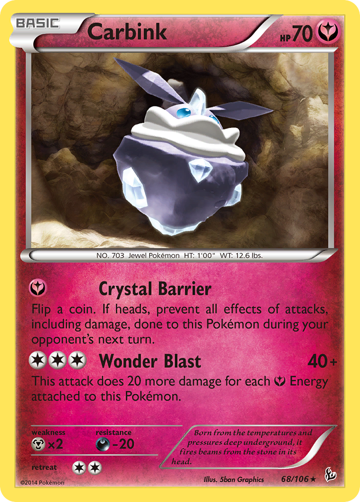 Carbink (68/106) [XY: Flashfire] | Good Games Adelaide SA