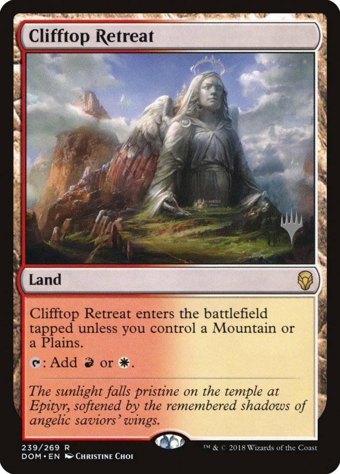 Clifftop Retreat [Dominaria Promos] | Good Games Adelaide SA