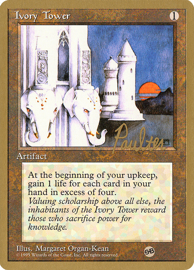Ivory Tower (Preston Poulter) (SB) [Pro Tour Collector Set] | Good Games Adelaide SA