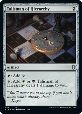 Talisman of Hierarchy 878 (Commander Legends: Battle for Baldur's Gate)  | Good Games Adelaide SA