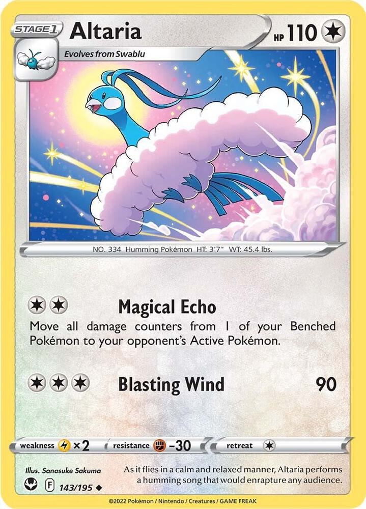Altaria 143/195 (SWSH12: Silver Tempest)  | Good Games Adelaide SA